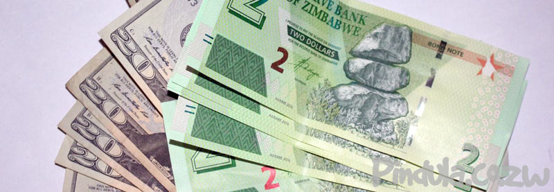 Zimbabwe bond notes and United States Dollars