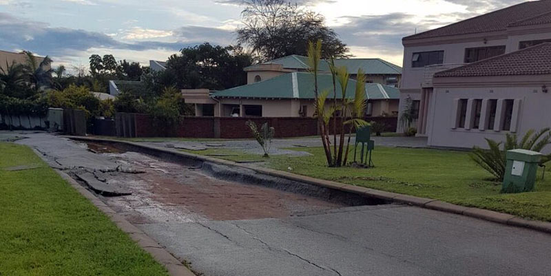 Pictures: Road damage in Borrowdale Brooke after heavy 