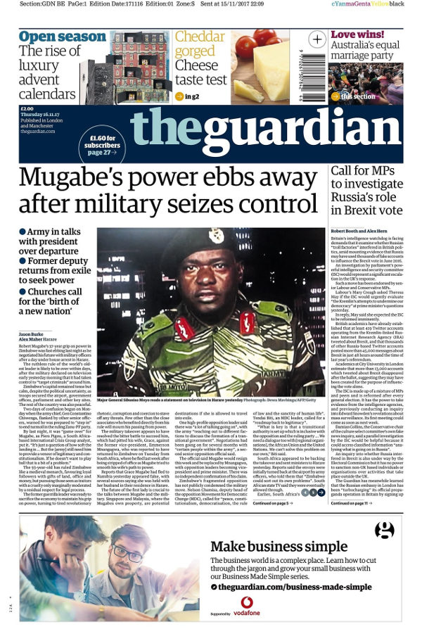 The_guardian_headline – Pindula News