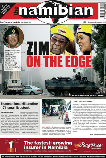 Zimbabwe Dominates International Newspaper Front Pages [See Screenshots