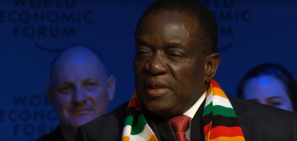 Emmerson Mnangagwa Davos