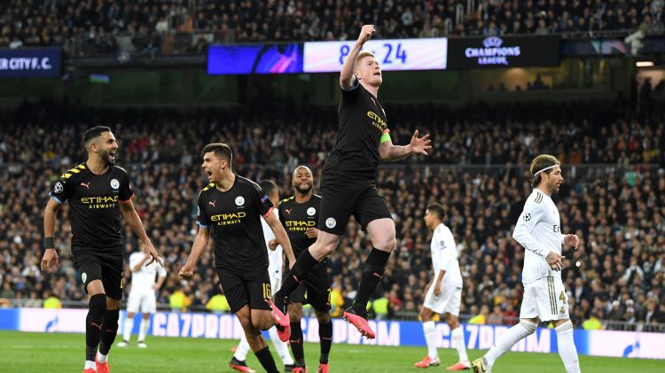 Kevin De Bruyne Celebrates Goal