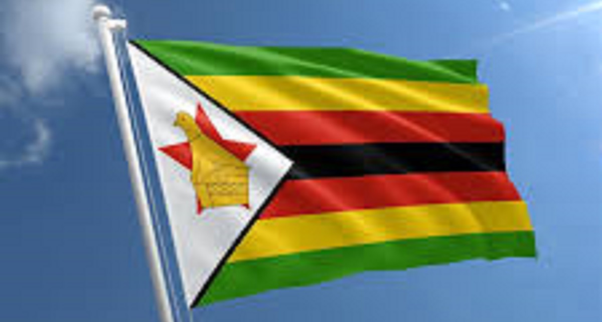 ZIMBABWE FLAG iNDEPENDENCE