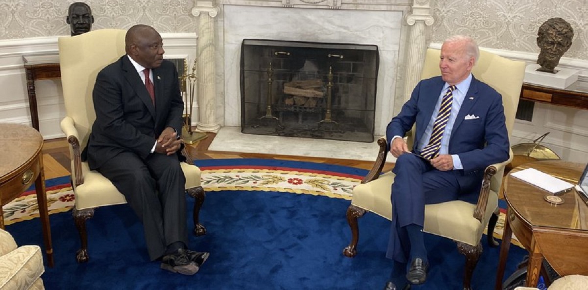 Cyril Ramaphosa Joe Biden US-South Africa relations