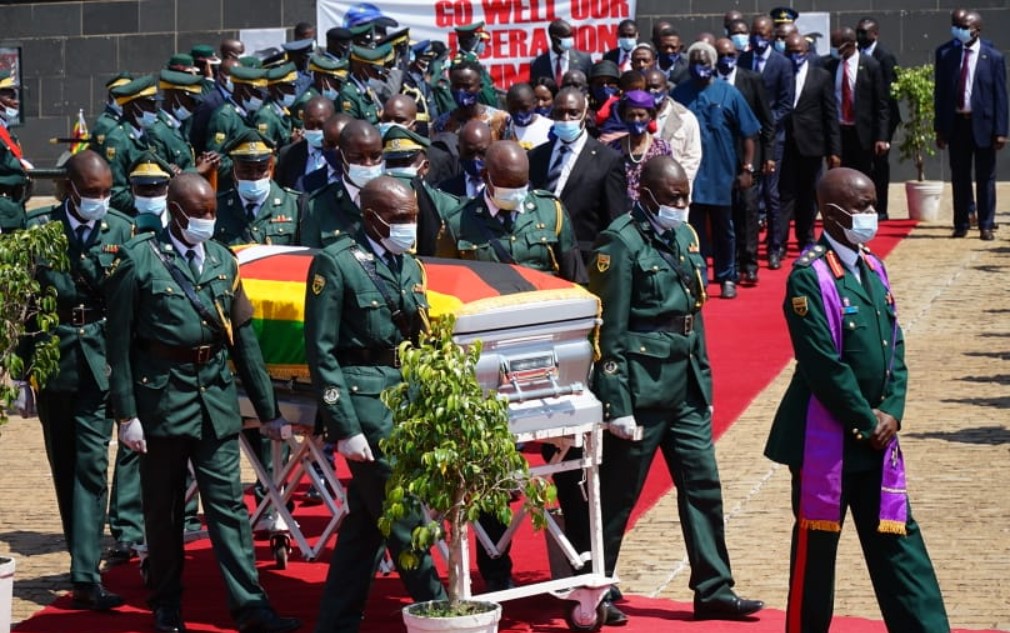 Highten Nkomo Burial: Pictures From National Heroes Acre ⋆ Pindula News