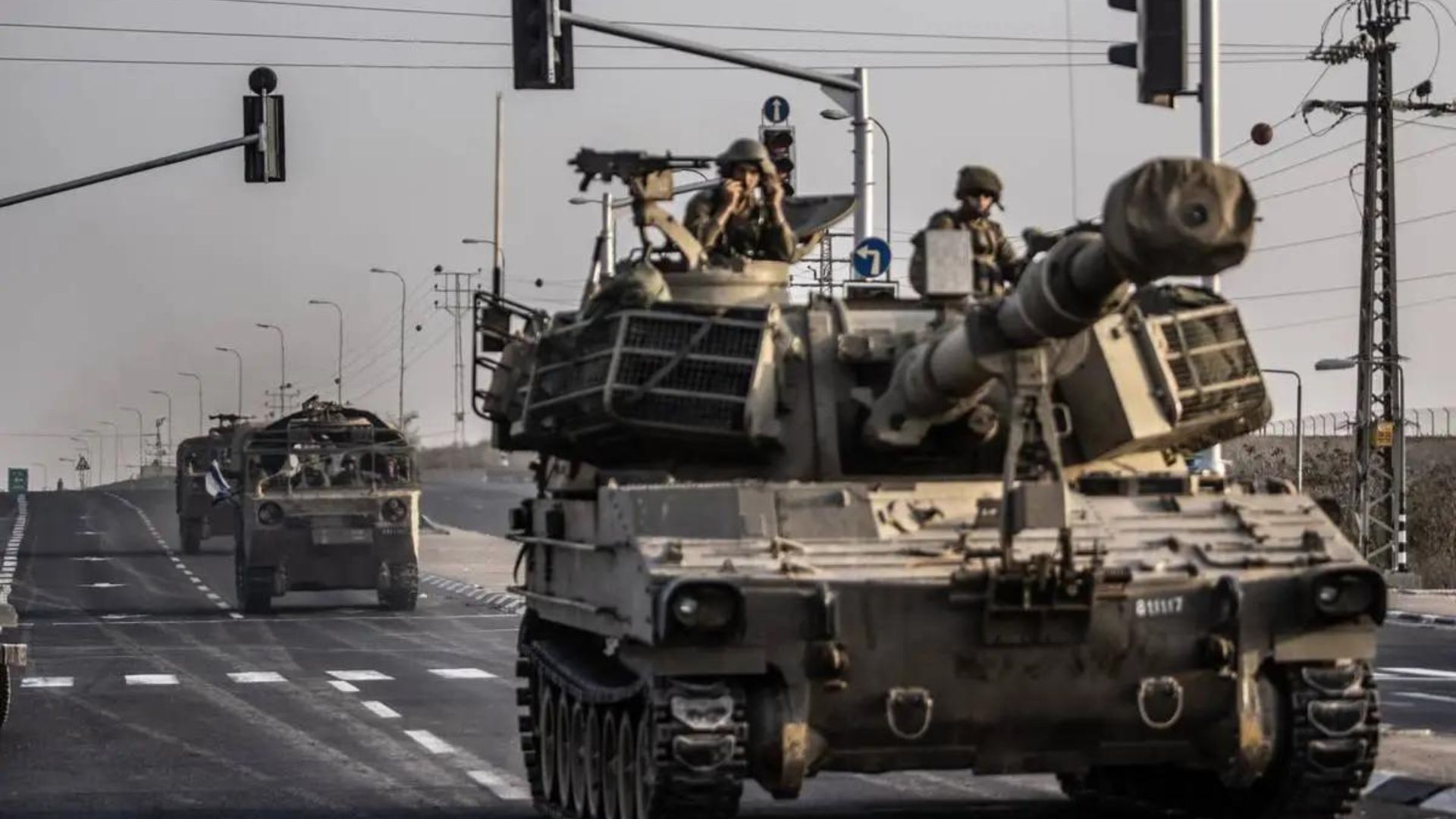 Israeli Tanks Gaza Citi Hamas