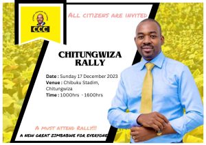 Nelson Chamisa Chitungwiza Rally